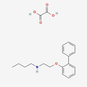 molecular formula C20H25NO5 B4003227 N-[2-(2-biphenylyloxy)ethyl]-1-butanamine oxalate 