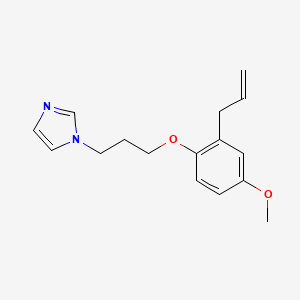 1-[3-(4-methoxy-2-prop-2-enylphenoxy)propyl]imidazole