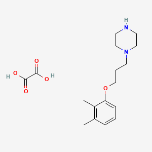 1-[3-(2,3-Dimethylphenoxy)propyl]piperazine;oxalic acid