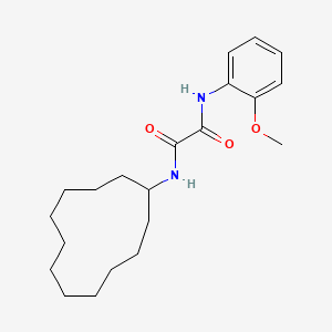 N-cyclododecyl-N'-(2-methoxyphenyl)ethanediamide