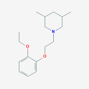 1-[2-(2-ethoxyphenoxy)ethyl]-3,5-dimethylpiperidine