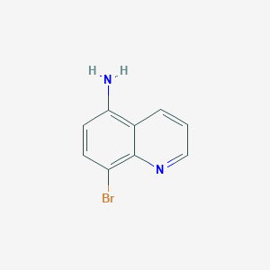 molecular formula C9H7BrN2 B040036 8-溴喹啉-5-胺 CAS No. 116632-58-7
