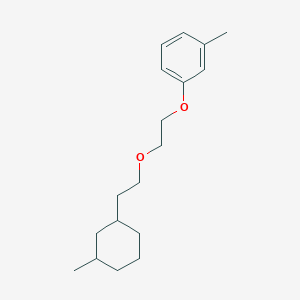 molecular formula C18H28O2 B4003600 1-Methyl-3-[2-[2-(3-methylcyclohexyl)ethoxy]ethoxy]benzene 