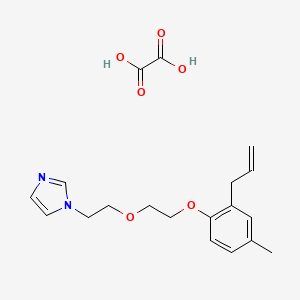 molecular formula C19H24N2O6 B4003630 1-{2-[2-(2-allyl-4-methylphenoxy)ethoxy]ethyl}-1H-imidazole oxalate 