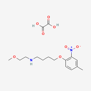 N-(2-methoxyethyl)-4-(4-methyl-2-nitrophenoxy)-1-butanamine oxalate