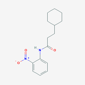 3-cyclohexyl-N-(2-nitrophenyl)propanamide