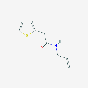 molecular formula C9H11NOS B4003727 N-allyl-2-(2-thienyl)acetamide 