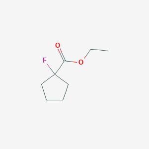 molecular formula C8H13FO2 B040038 Ethyl 1-fluorocyclopentane-1-carboxylate CAS No. 116816-10-5