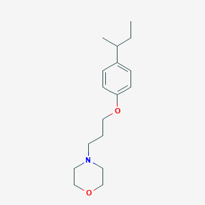 4-[3-(4-Butan-2-ylphenoxy)propyl]morpholine