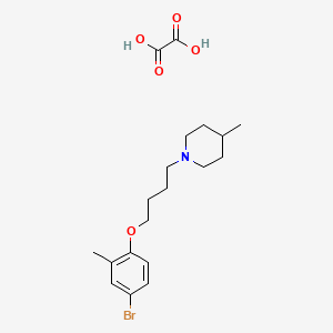 1-[4-(4-bromo-2-methylphenoxy)butyl]-4-methylpiperidine oxalate