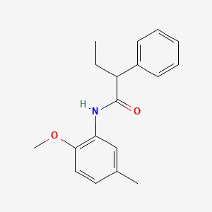 N-(2-methoxy-5-methylphenyl)-2-phenylbutanamide