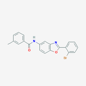 N-[2-(2-Bromo-phenyl)-benzooxazol-5-yl]-3-methyl-benzamide