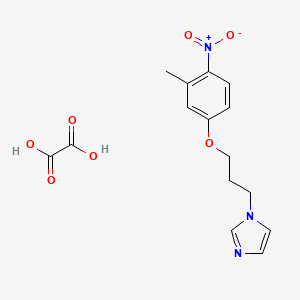 1-[3-(3-methyl-4-nitrophenoxy)propyl]-1H-imidazole oxalate