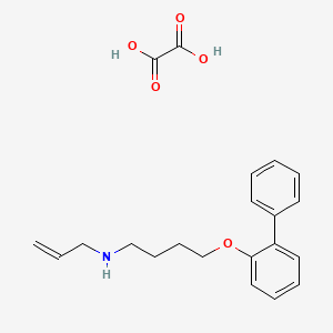 N-[4-(2-biphenylyloxy)butyl]-2-propen-1-amine oxalate