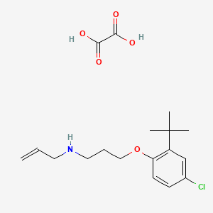 N-[3-(2-tert-butyl-4-chlorophenoxy)propyl]-2-propen-1-amine oxalate