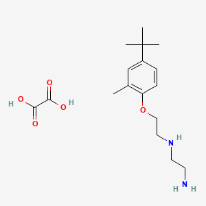 N'-[2-(4-tert-butyl-2-methylphenoxy)ethyl]ethane-1,2-diamine;oxalic acid