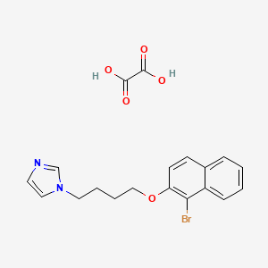 1-{4-[(1-bromo-2-naphthyl)oxy]butyl}-1H-imidazole oxalate