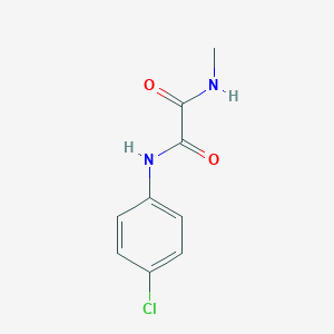 molecular formula C9H9ClN2O2 B400430 N-(4-chlorophenyl)-N'-methylethanediamide 