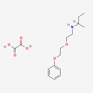 molecular formula C16H25NO6 B4004300 oxalic acid;N-[2-(2-phenoxyethoxy)ethyl]butan-2-amine 