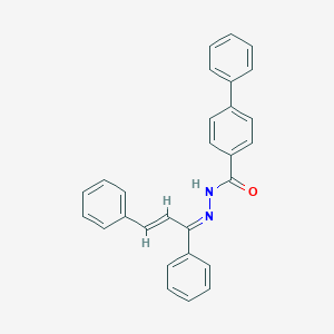 N'-(1,3-diphenyl-2-propenylidene)[1,1'-biphenyl]-4-carbohydrazide