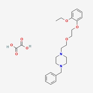 1-benzyl-4-{2-[2-(2-ethoxyphenoxy)ethoxy]ethyl}piperazine oxalate