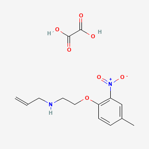 N-[2-(4-methyl-2-nitrophenoxy)ethyl]-2-propen-1-amine oxalate