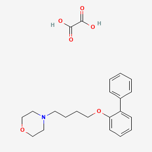 Oxalic acid;4-[4-(2-phenylphenoxy)butyl]morpholine