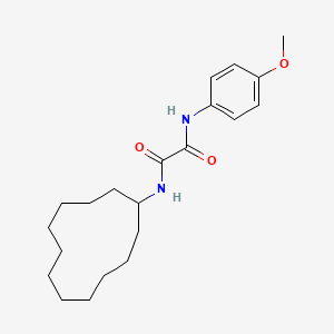 N-cyclododecyl-N'-(4-methoxyphenyl)ethanediamide