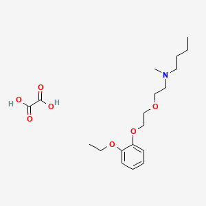 N-[2-[2-(2-ethoxyphenoxy)ethoxy]ethyl]-N-methylbutan-1-amine;oxalic acid