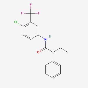 N-[4-chloro-3-(trifluoromethyl)phenyl]-2-phenylbutanamide