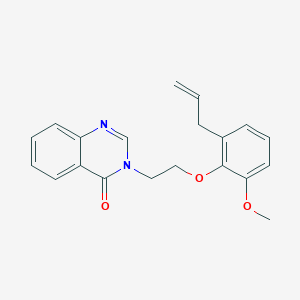 3-[2-(2-methoxy-6-prop-2-enylphenoxy)ethyl]quinazolin-4-one