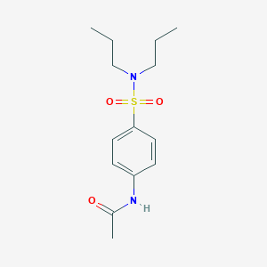 molecular formula C14H22N2O3S B400459 N-[4-(dipropylsulfamoyl)phenyl]acetamide CAS No. 294885-63-5