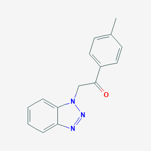 molecular formula C15H13N3O B400464 2-Benzotriazol-1-yl-1-p-tolyl-ethanone CAS No. 189343-47-3