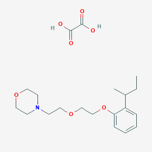 4-[2-[2-(2-Butan-2-ylphenoxy)ethoxy]ethyl]morpholine;oxalic acid