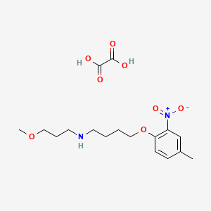 N-(3-methoxypropyl)-4-(4-methyl-2-nitrophenoxy)-1-butanamine oxalate