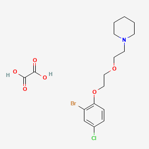 1-{2-[2-(2-bromo-4-chlorophenoxy)ethoxy]ethyl}piperidine oxalate