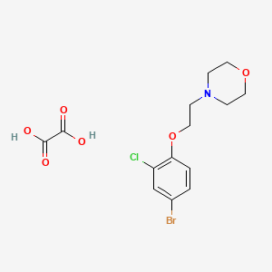 4-[2-(4-bromo-2-chlorophenoxy)ethyl]morpholine oxalate