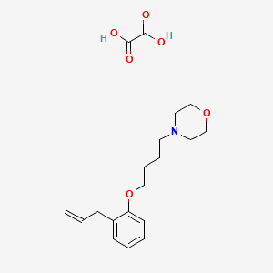 molecular formula C19H27NO6 B4004880 Oxalic acid;4-[4-(2-prop-2-enylphenoxy)butyl]morpholine 