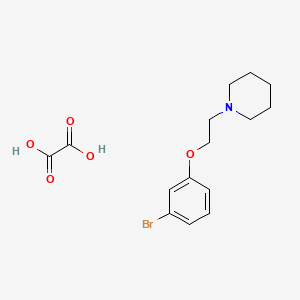 1-[2-(3-bromophenoxy)ethyl]piperidine oxalate