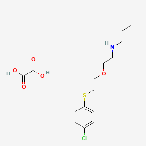 N-(2-{2-[(4-chlorophenyl)thio]ethoxy}ethyl)-1-butanamine oxalate