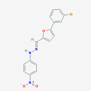5-(3-Bromophenyl)-2-furaldehyde {4-nitrophenyl}hydrazone