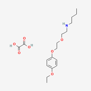 molecular formula C18H29NO7 B4005094 N-[2-[2-(4-ethoxyphenoxy)ethoxy]ethyl]butan-1-amine;oxalic acid 