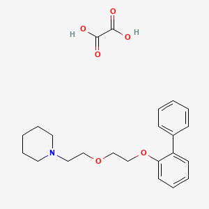 1-{2-[2-(2-biphenylyloxy)ethoxy]ethyl}piperidine oxalate