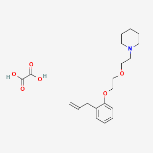 molecular formula C20H29NO6 B4005204 Oxalic acid;1-[2-[2-(2-prop-2-enylphenoxy)ethoxy]ethyl]piperidine 