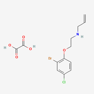 N-[2-(2-bromo-4-chlorophenoxy)ethyl]-2-propen-1-amine oxalate