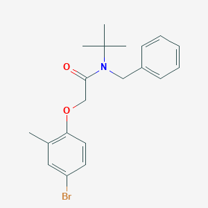 N-benzyl-2-(4-bromo-2-methylphenoxy)-N-tert-butylacetamide