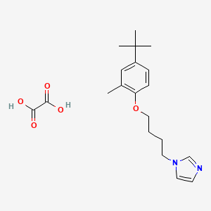 1-[4-(4-Tert-butyl-2-methylphenoxy)butyl]imidazole;oxalic acid