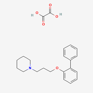 1-[3-(2-biphenylyloxy)propyl]piperidine oxalate