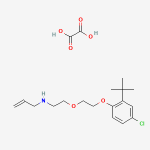 N-{2-[2-(2-tert-butyl-4-chlorophenoxy)ethoxy]ethyl}-2-propen-1-amine oxalate