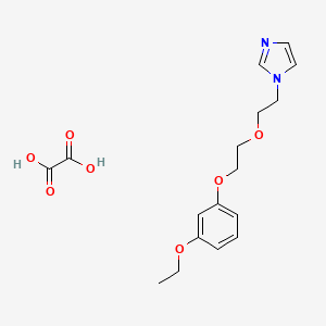 1-[2-[2-(3-Ethoxyphenoxy)ethoxy]ethyl]imidazole;oxalic acid